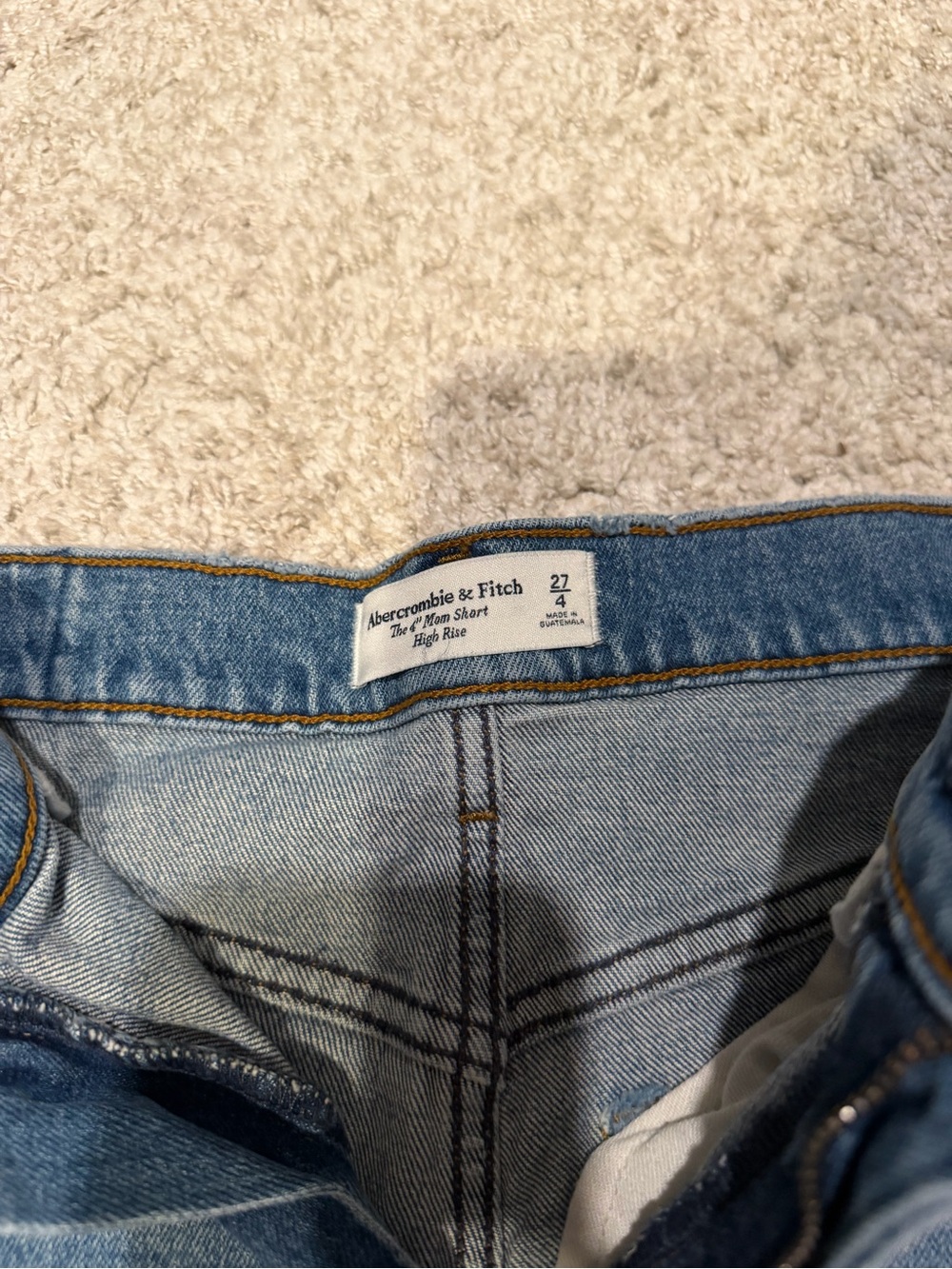 Abercrombie & Fitch Blue Denim Shorts